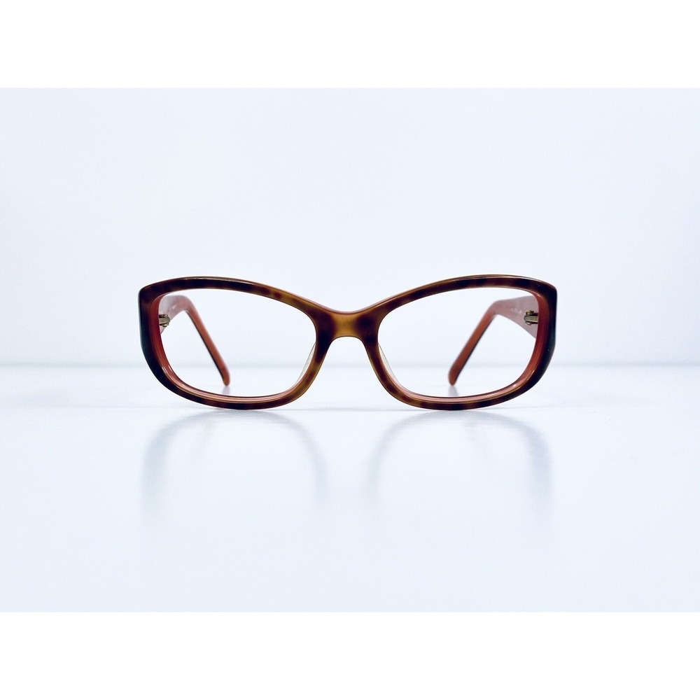 Kate Spade Tortoise Brown Clear Pink Rectangular Wrap Glasses JAPP 54 17 120